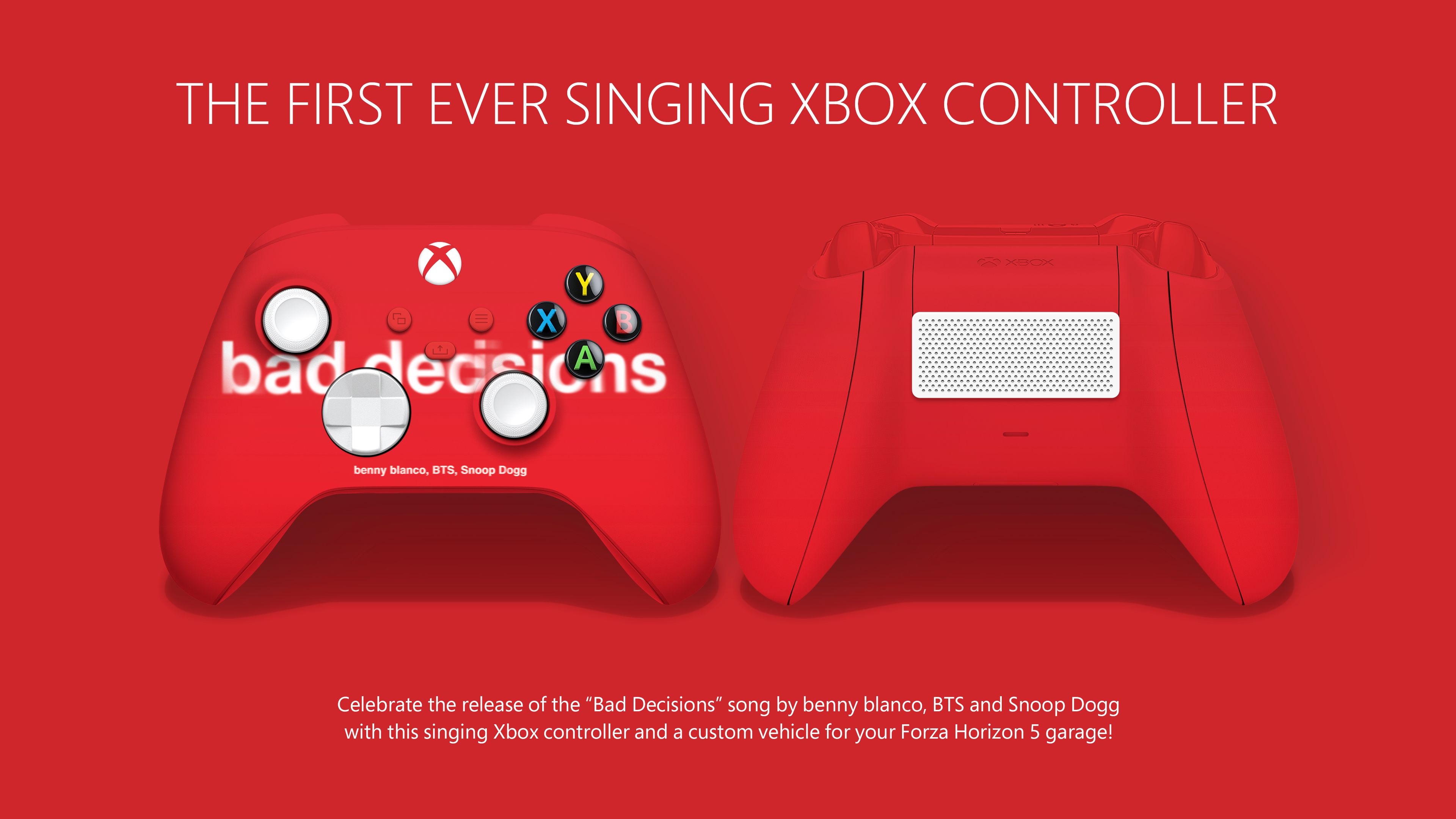 Here's How You Can Win Microsoft's Singing Xbox Controller