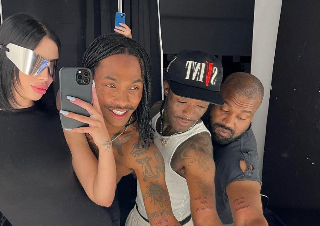 Kanye West, Lil Uzi Vert and Steve Lacy