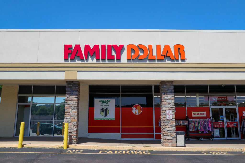 An exterior view of a Family Dollar store near Bloomsburg...