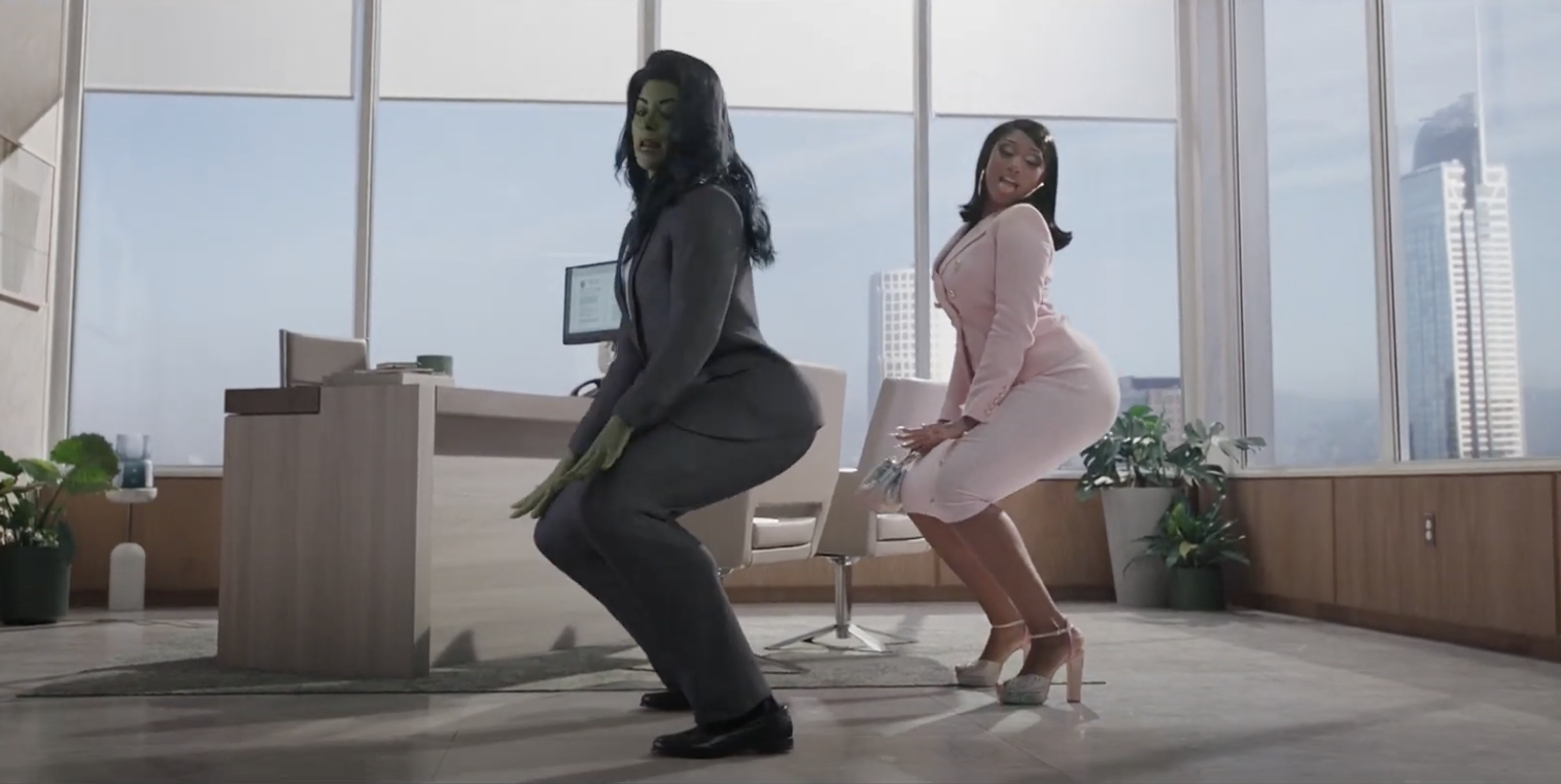 She-Hulk Twerks With Megan Thee Stallion In Hilarious Clip