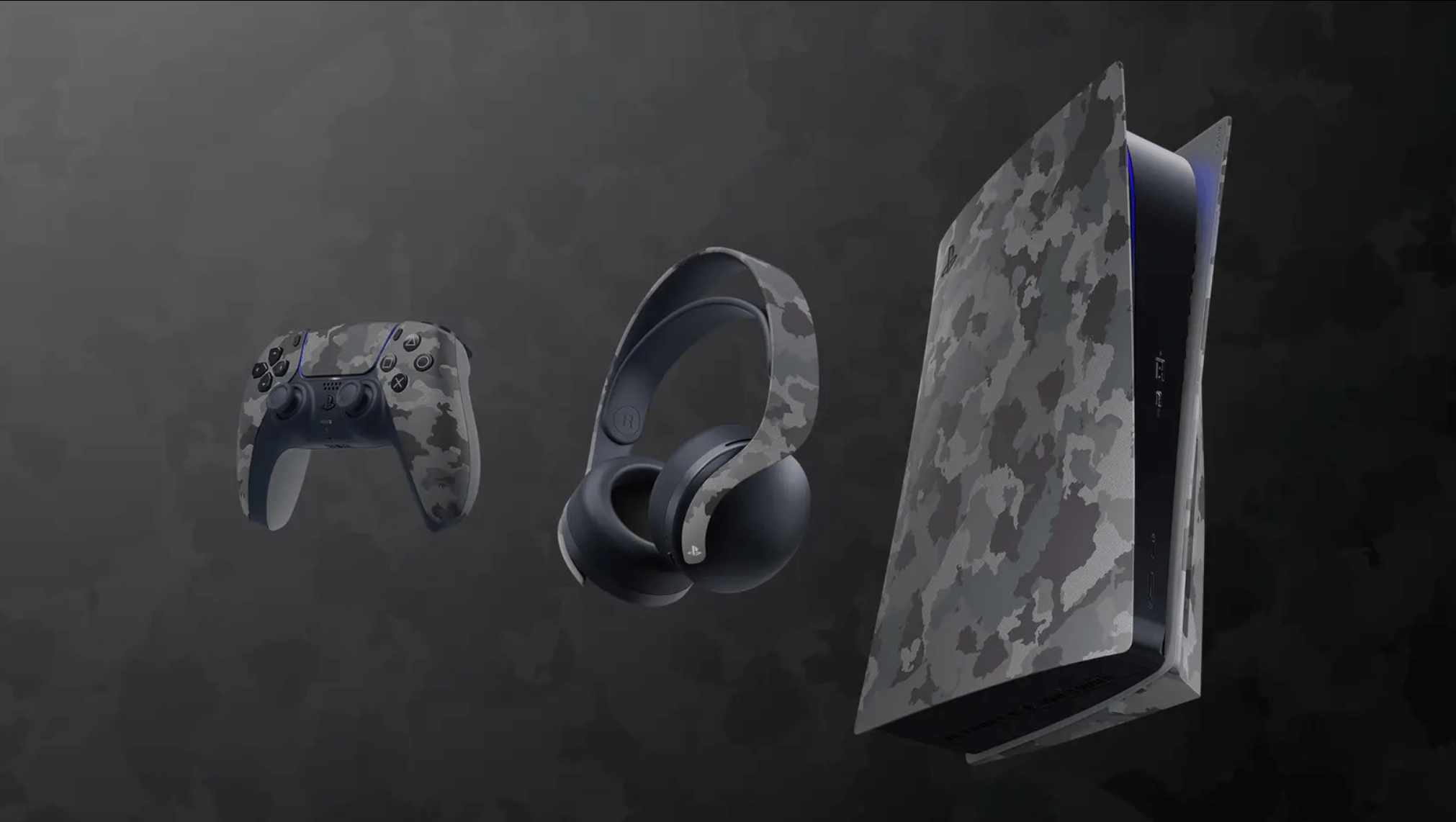 PlayStation Gray Camouflage Collection For The PS5 Is Coming