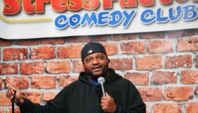 Aries Spears Performs At The Stress Factory Comedy Club