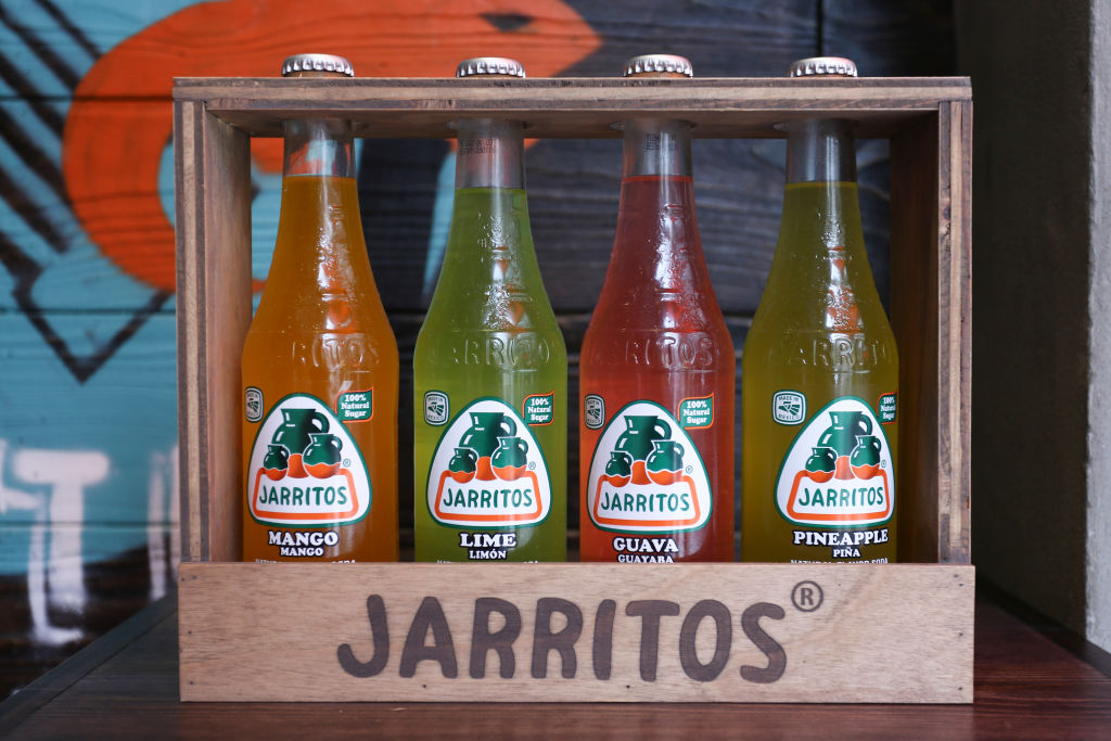 --CALIMEX-- This image shows bottle of Jarritos drinks at Calimex Mexican restaurant in Hong Kong. 10APR15 [30APRIL2015 LEAD FEATURE 1 48HRS]]