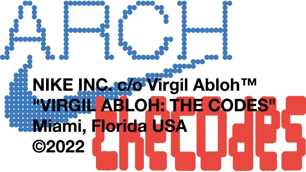 Nike To Host ‘Virgil Abloh: The Codes c/o Architecture’ Exhibit In Miami