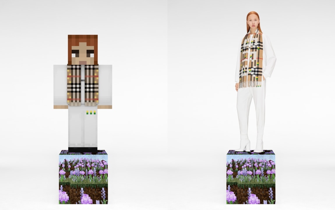 Burberry x Minecraft Capsule Collection