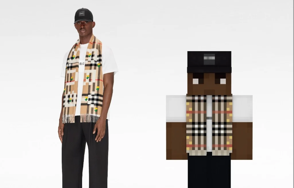 Burberry x Minecraft Capsule Collection