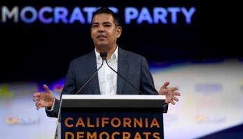 The general session of the California Democratic Party convention in Long Beach