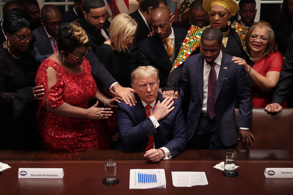 President Trump Meets With African American Leaders In The Cabinet Room