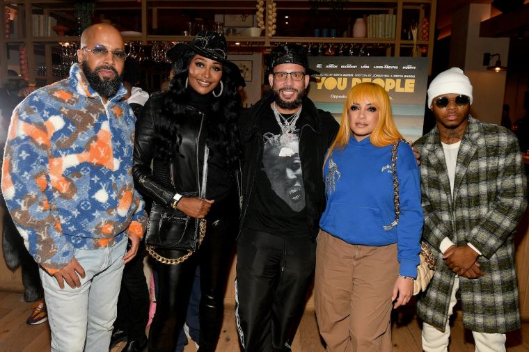 Kenny Burns, Cynthia Bailey, DJ Drama, and Lore’l x You People Atlanta VIP Screening