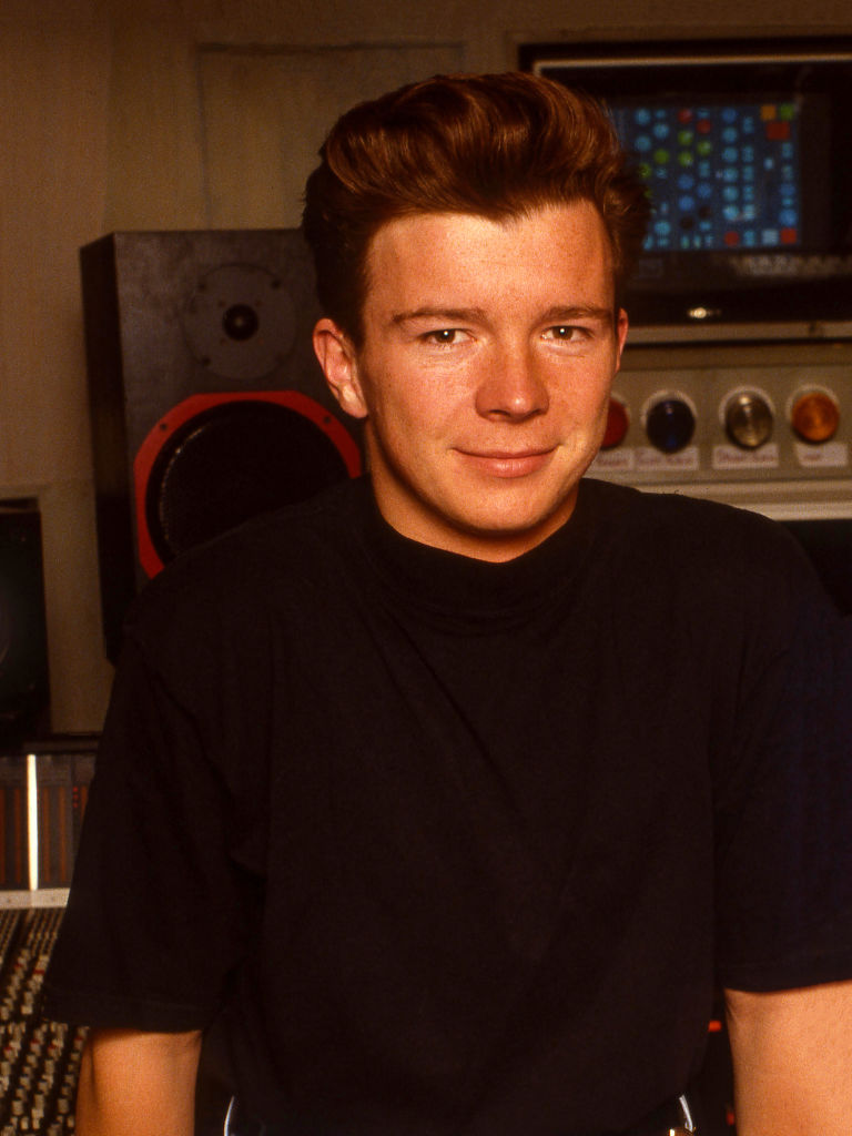 Portrait Of Rick Astley