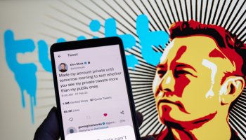 Elon Musk Twitter Private Illustration
