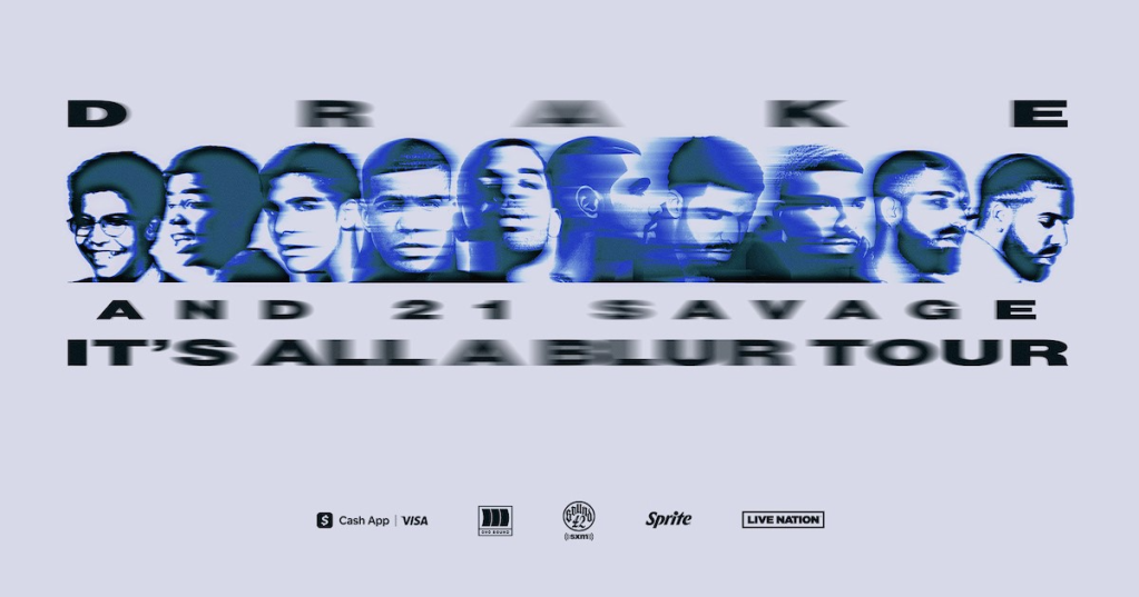 Drake It's All A Blur Tour Art