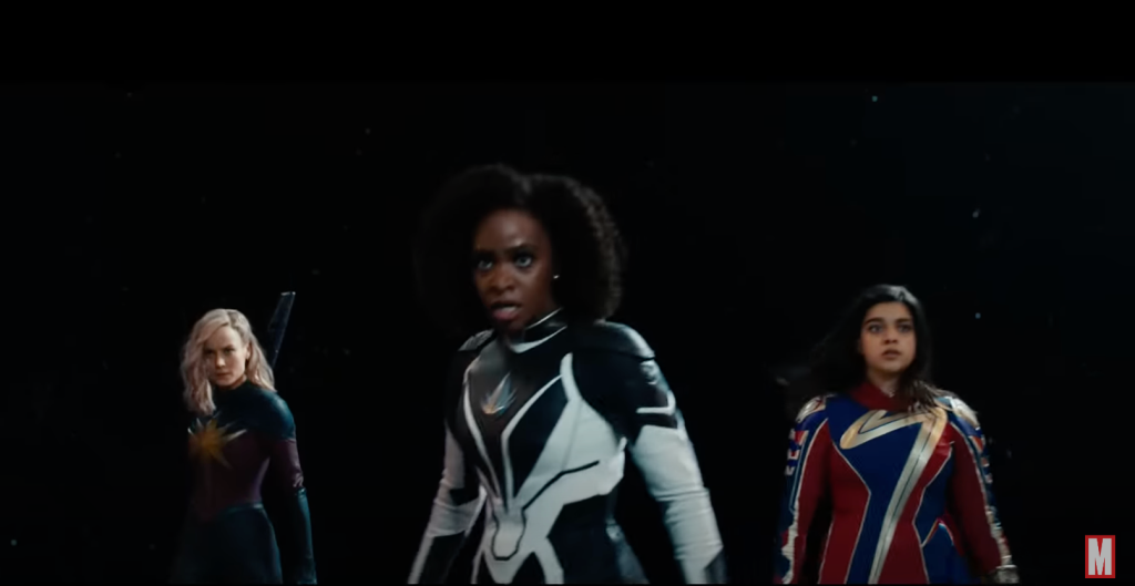 <div>Captain Marvel, Ms. Marvel & Photon Finally Meet In ‘The Marvels’ Teaser Trailer</div>