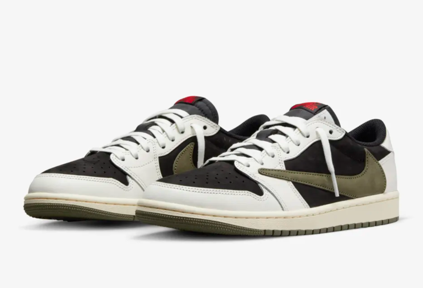 Travis Scott x Air Jordan 1 Low Olive