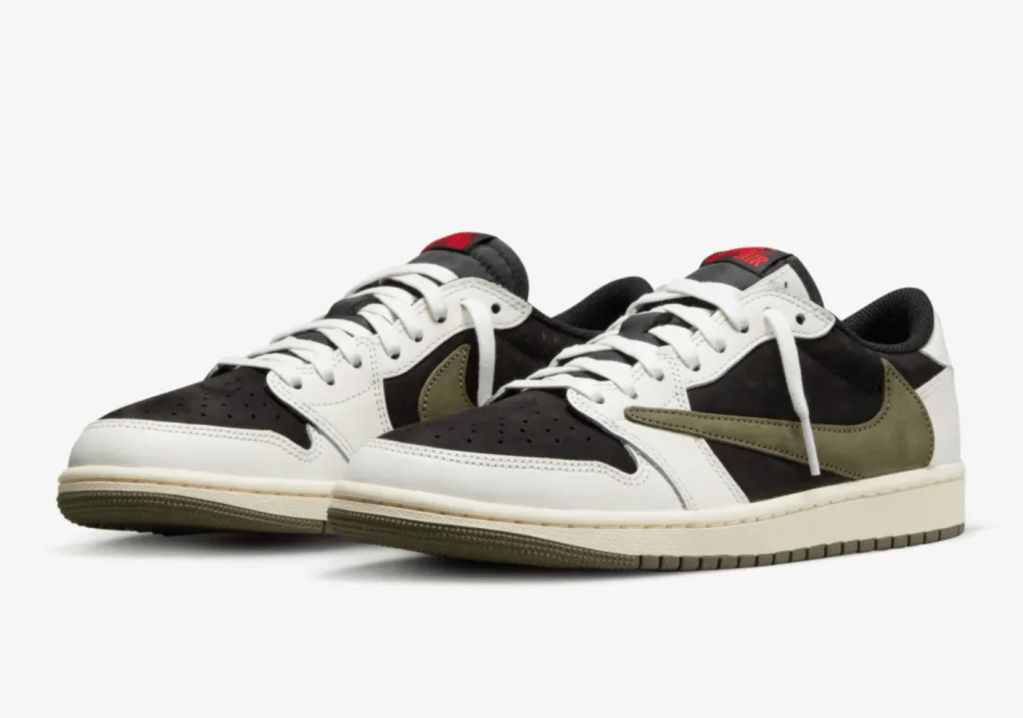 Travis Scott x Air Jordan 1 Low Olive