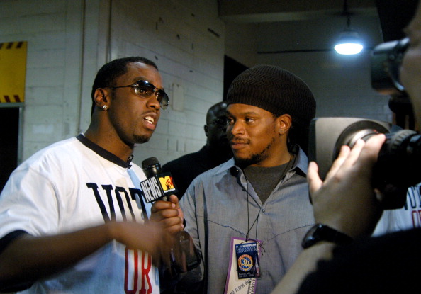 Sean "P. Diddy" Combs Speaks at Teresa Heinz Kerry's Youth Rally