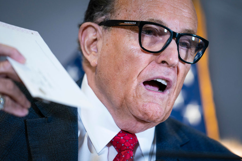 Rudy Giuliani Holds News Conference in Washington About Voter Fraud