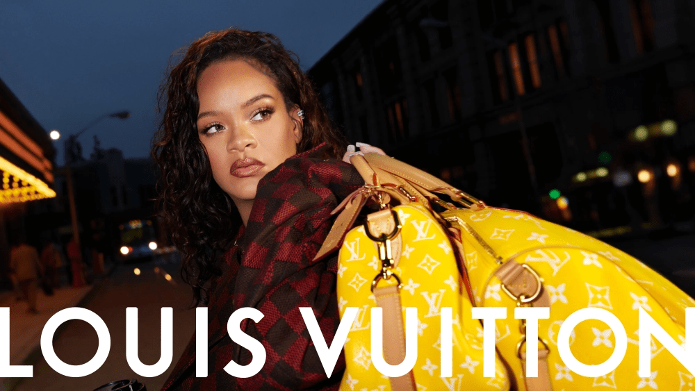 Rihanna Flaunts Baby Bump In Pharrell's First Louis Vuitton Ad Campaign -  Urban Islandz