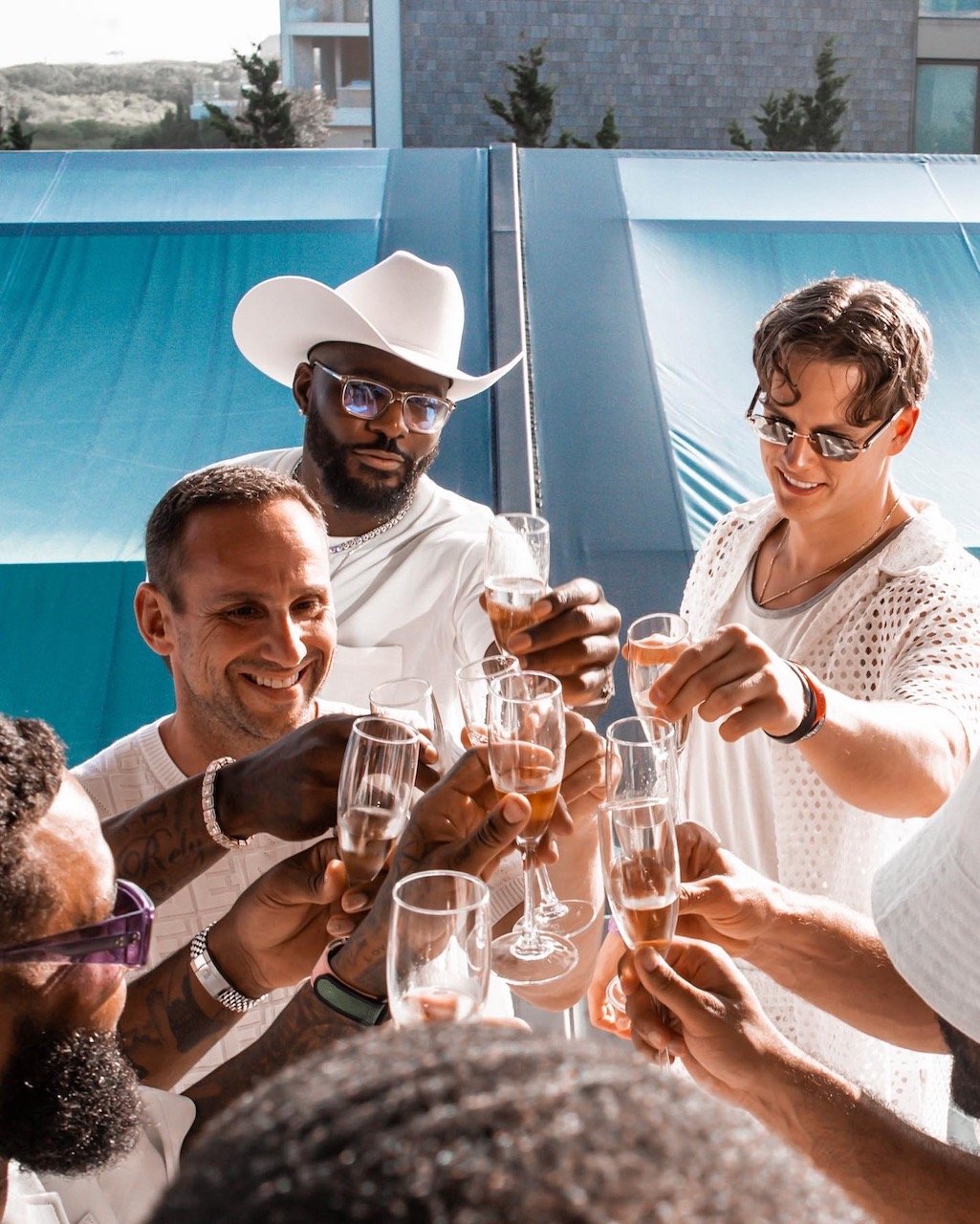 Michael Rubin white party