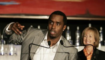Sean "Diddy" Combs speaks at press confe