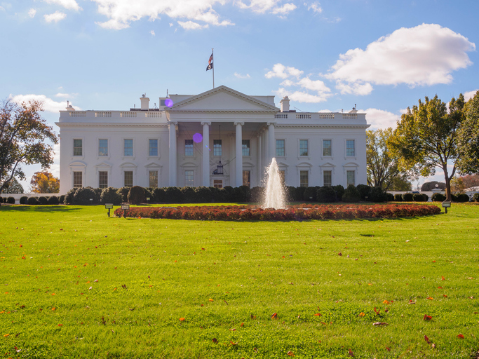The White House in Washington, D.C., capital of the United States