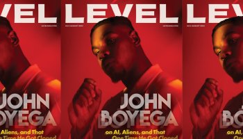 John Boyega LEVEL cover