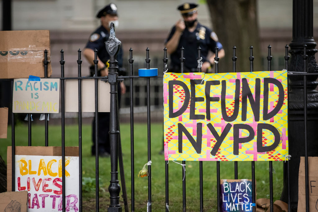News - George Floyd Protest NYPD Budget - New York City