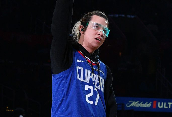 Celebrities At The Los Angeles Clippers Game