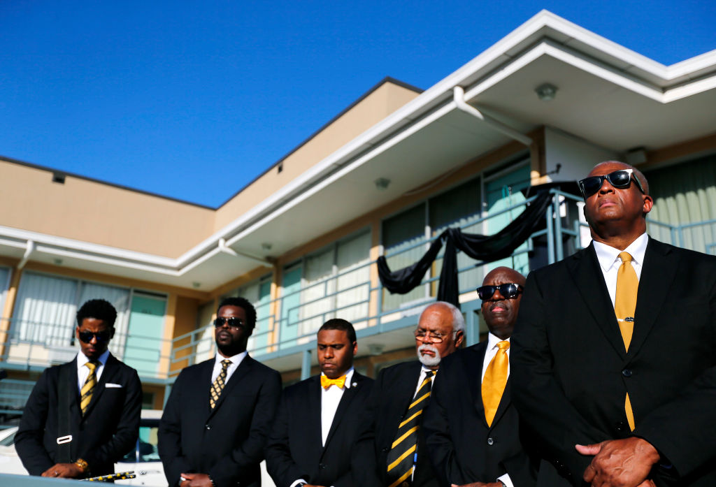 Anniversary Of Martin Luther King Jr.'s Assassination Commemorated At Location Of Shooting