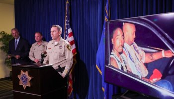Las Vegas Police Department Holds News Conference On Arrest In 1996 Murder Of Tupac Shakur