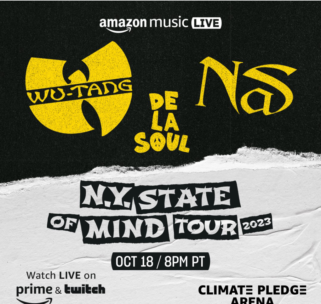 Amazon Music To Stream Nas And Wu-Tang Clan Concert