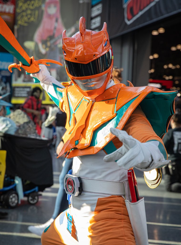 Power Ranger x Pokémon crossover (Charizard Power Coin)