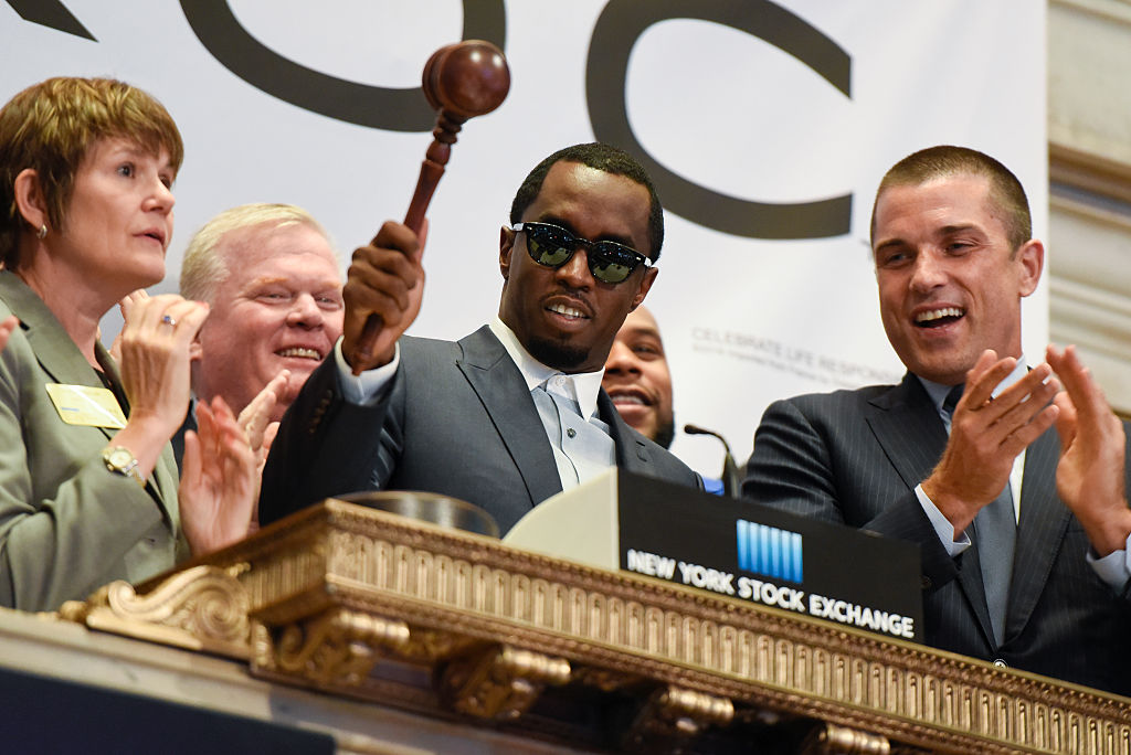 Sean "Diddy" Combs And CIROC Ring NYSE Closing Bell