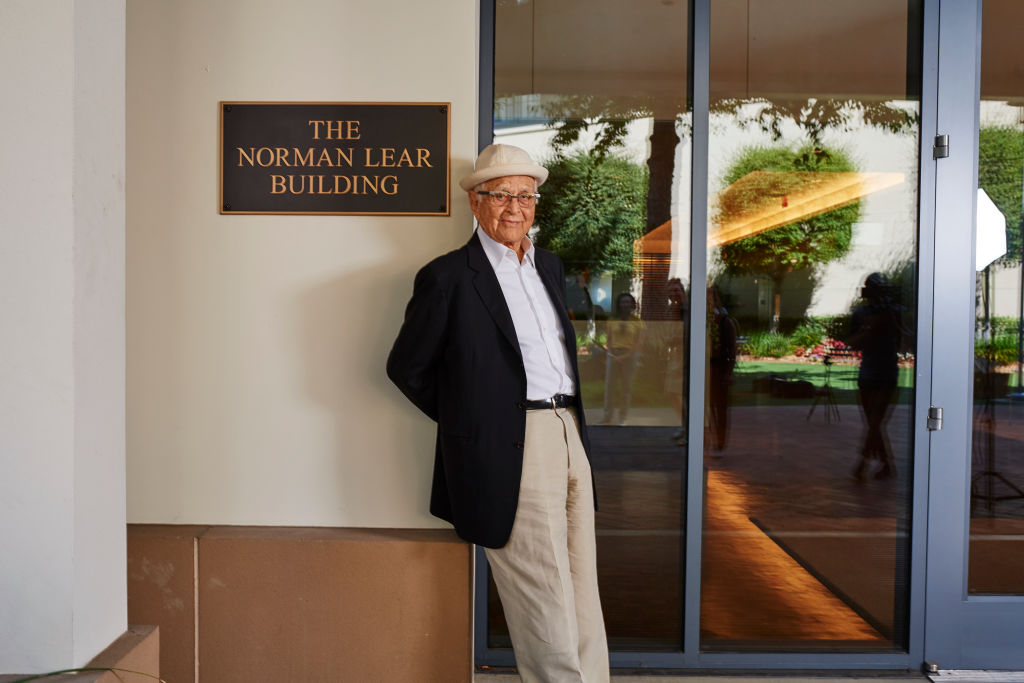 Norman Lear photographed on the Sony Lot - 13 August 2019