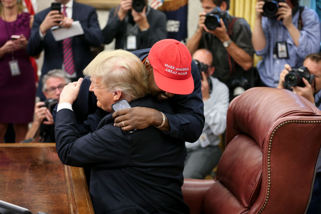 President Trump Hosts Kanye West And Former Football Player Jim Brown At The White House