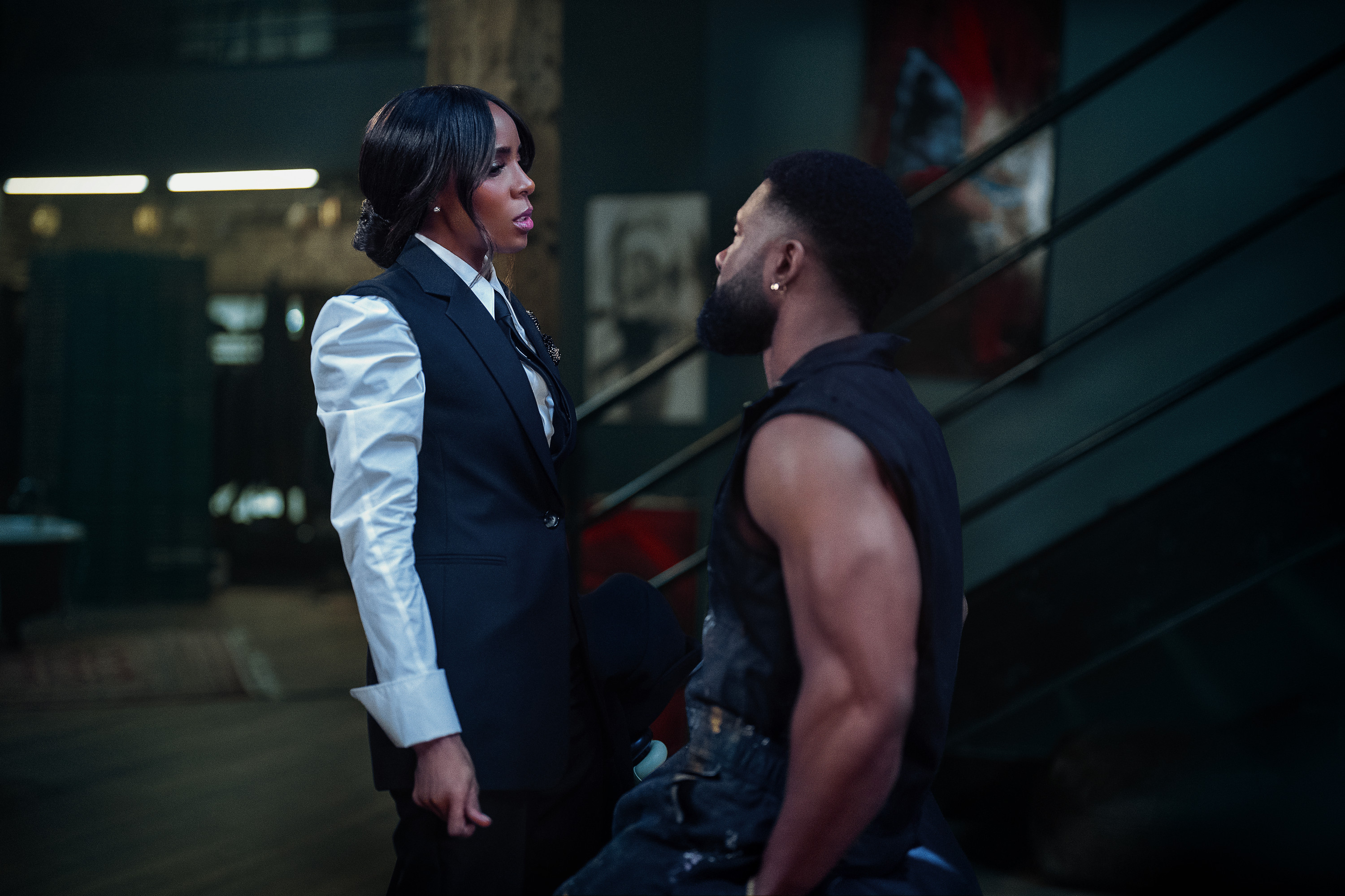 Things Get Scary & Steamy Between Kelly Rowland & Trevante Rhodes In Tyler Perry’s Netflix Thriller ‘Mea Culpa’