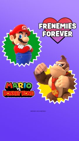Mario vs. Donkey Kong Valentines Day eCards