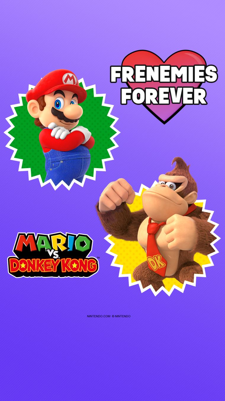 Mario vs. Donkey Kong Valentines Day eCards