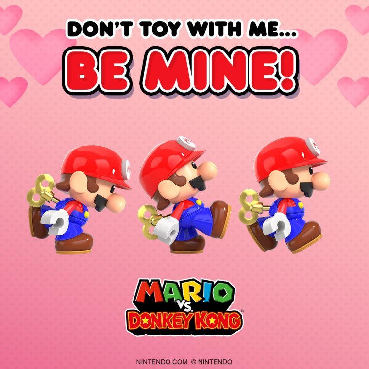 Mario vs. Donkey Kong Valentines Day eCards