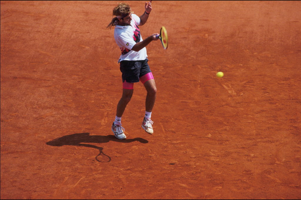 French Open Roland-Garros in Paris, France in May, 1990.