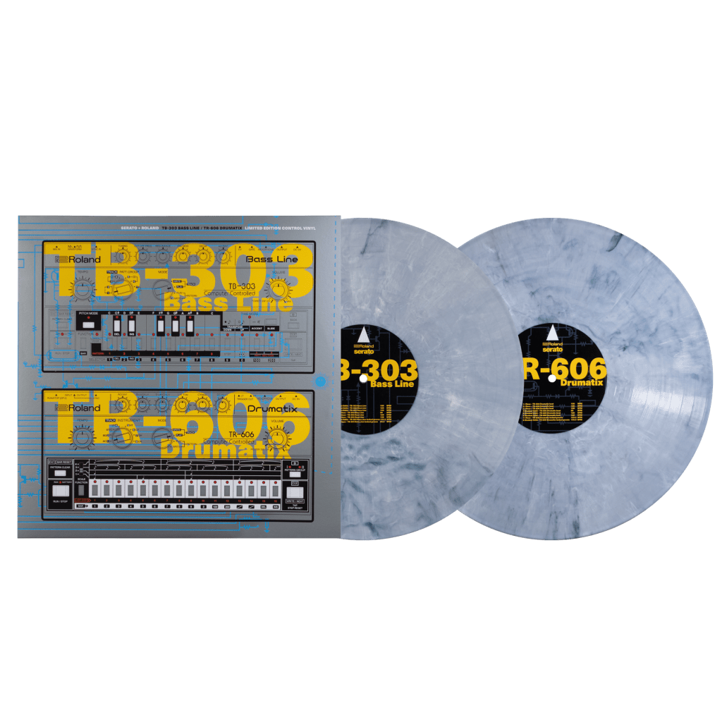 Serato + Roland TB-303 Bass Line / TR-606 Drumatix Control Vinyl
