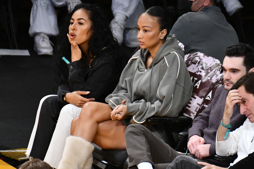 Celebrities At The Los Angeles Lakers Game