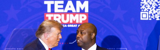 Step-N-Fetch King Sen. Tim Scott Says American Injustice Is “Red &
Blue,” Not “Black & White” After Trump Conviction