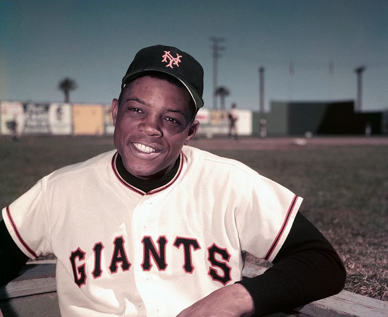 Willie Mays of NY Giants Baseball Team