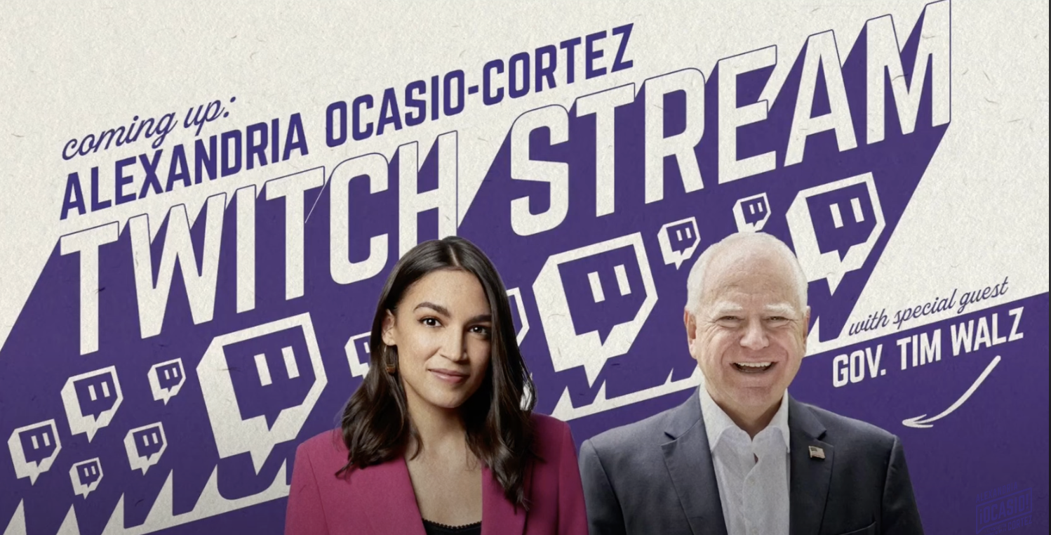 Alexandria Ocasio-Cortez & Tim Walz