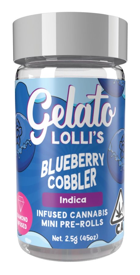 Gelato Blueberry Cobbler Lolli Pre Roll