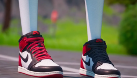 Fortnite Kicks Air Jordan 1 "Black Toe Reimagined"
