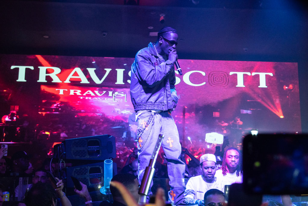 Travis Scott Performs at E11EVEN Miami for the Official Rolling Loud Afterparty
