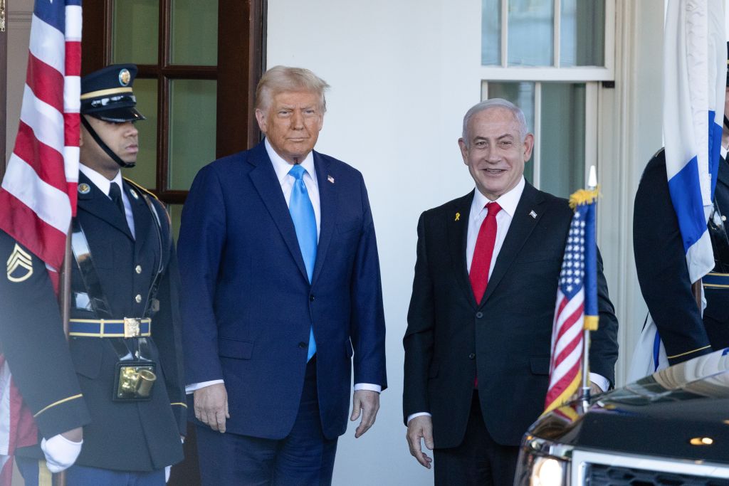 U.S.-WASHINGTON D.C.-TRUMP-NETANYAHU-MEETING