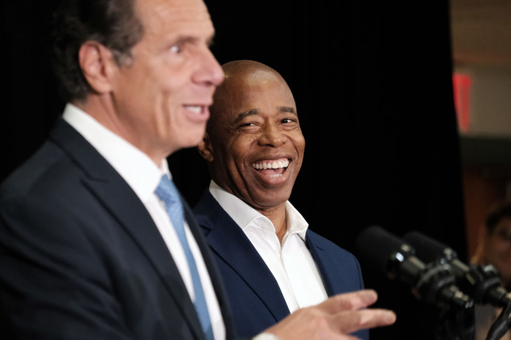 New York Governor Cuomo Meets With NYC Democratic Mayoral Primary Winner Eric Adams
